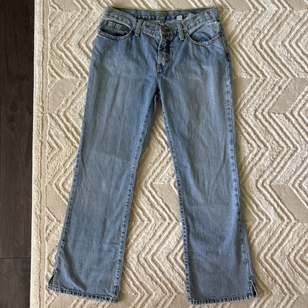 Y2K Light Wash Flare Denim Jeans